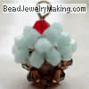 Beaded Crystal Cupcake