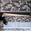 Black Embroidery Belt Sash