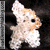 Beaded White Chihuahua Dog