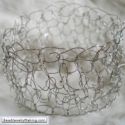 Wire Knitting Bracelet