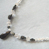 Black Swarovski Briolette