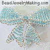 Turquoise Ribbon Brooch