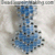 Blue Tie Bead