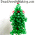 Dark Green Bead Christmas Tree