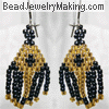 Beaded Egyptian Earring