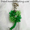 Beaded Four Leaf Clover