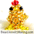 Beaded Gold Chicken