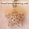 3D Star Beaded Charm