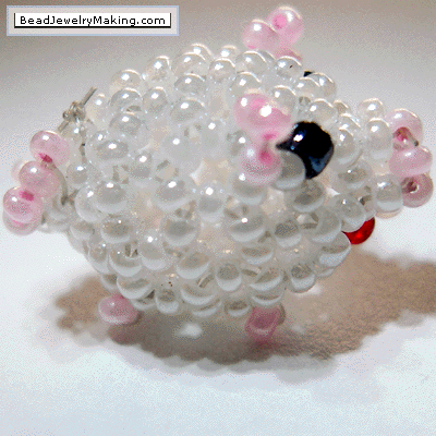 Beaded Pig