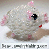 Beaded 3D Piglet tutorial