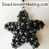 Beaded 3D Star