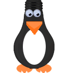 recycle light bulb penguin