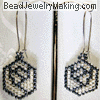 Peyote Rose Earrings