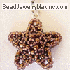 Beaded Star Charm