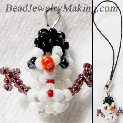 Beaded Snowman