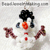 Beaded Snowman