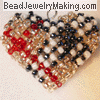 Beaded Burberry Heart