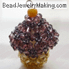 Beaded Crystal Cupcake