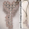 Beaded Heart Key