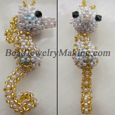 Beaded Sea Horse