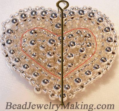 Beaded Heart