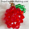 Beaded Crystal Apple 