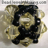 Beaded Crystal Bead Pendant