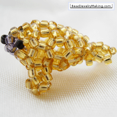 Beaded Golden Seal