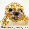 beaded golden seal frontview