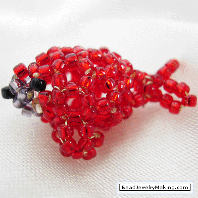 Beaded Red Seal