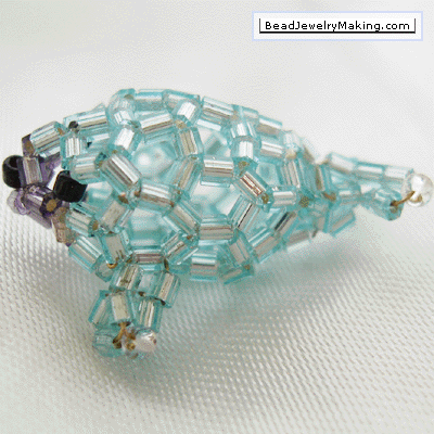 Beaded Turquoise Seal