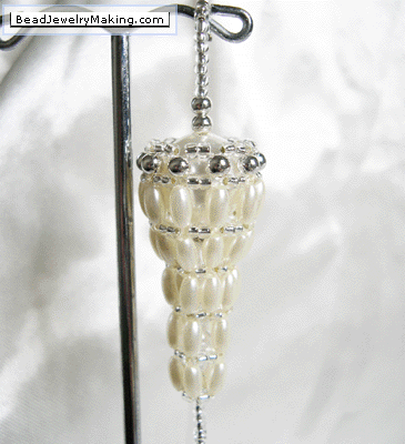 Beaded Umbrella Charm Accessory