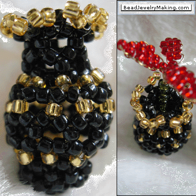 Beaded Vase