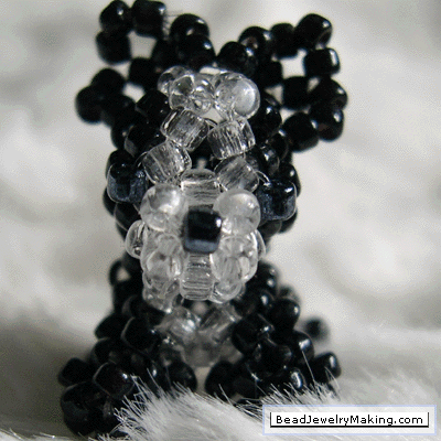 Beaded Black Chihuahua