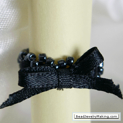 Black Ribbon Ring
