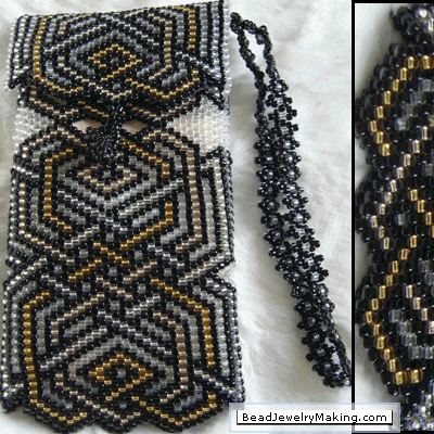 Beaded Celtic Purse