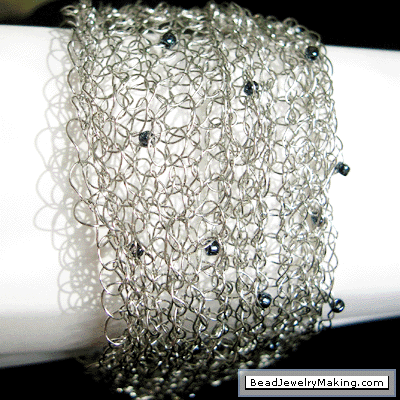 Crochet Wire Bracelet