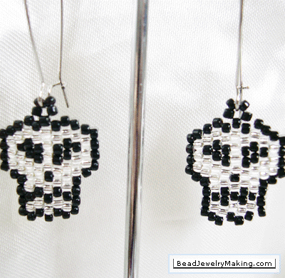 Halloween Skull Earring