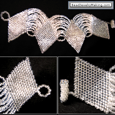 Peyote Diamond Bracelet