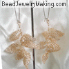 Peyote Leaf Earring