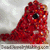 Beaded Red Canary Bird