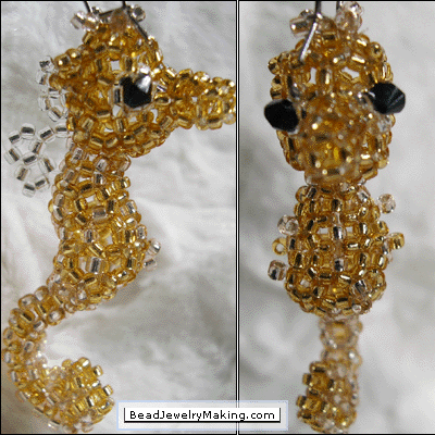 Beaded Sea Horse