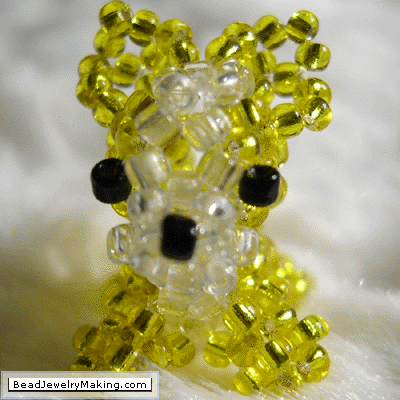 Beaded Yellow Chihuahua