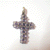 beaded cross pendant