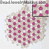 beaded crystal pendant
