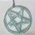 beaded wire pendant