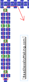 Bead Netting Instruction Step 1