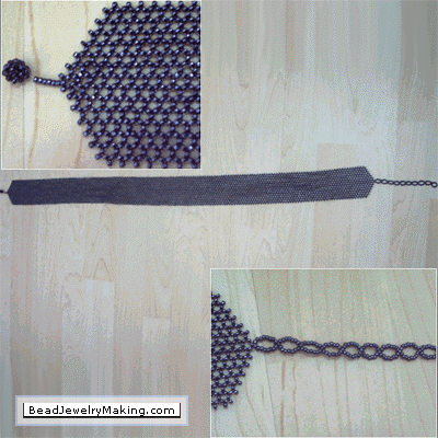 Black Beaded Belt