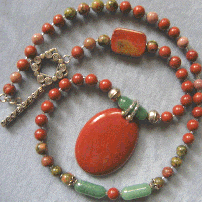 Mega Red Jasper By Anna Daley - Bead Artist