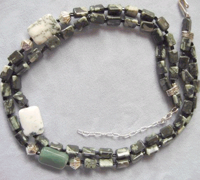 Tree Moss Agate Choker By Anna Daley